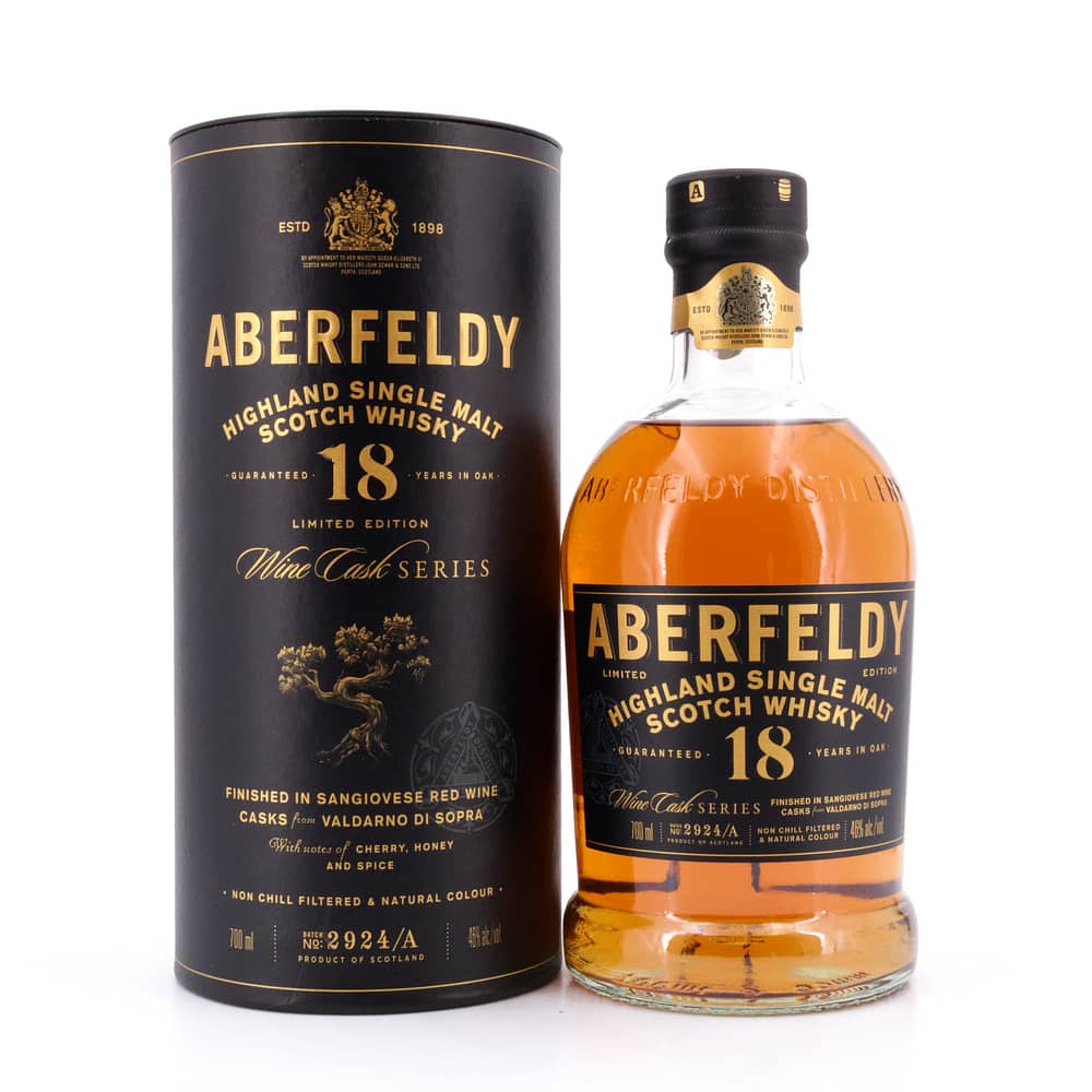 Aberfeldy Rote 18 Jahre Sangiovese Wine Casks Finish 0,70 L/ 46.0% Vol