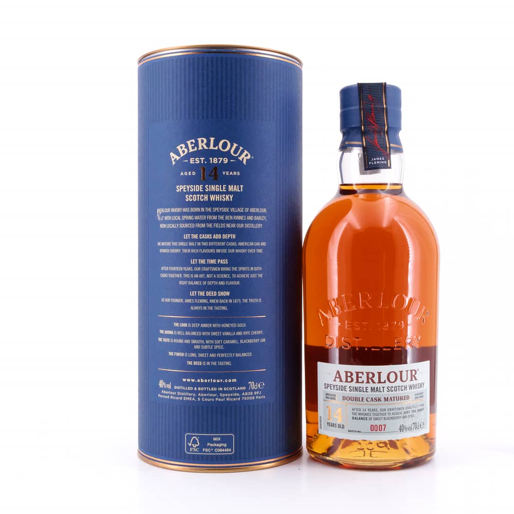 Aberlour 14 Jahre Double Cask Matured 0,70 Liter/ 40.0% vol Produktbild