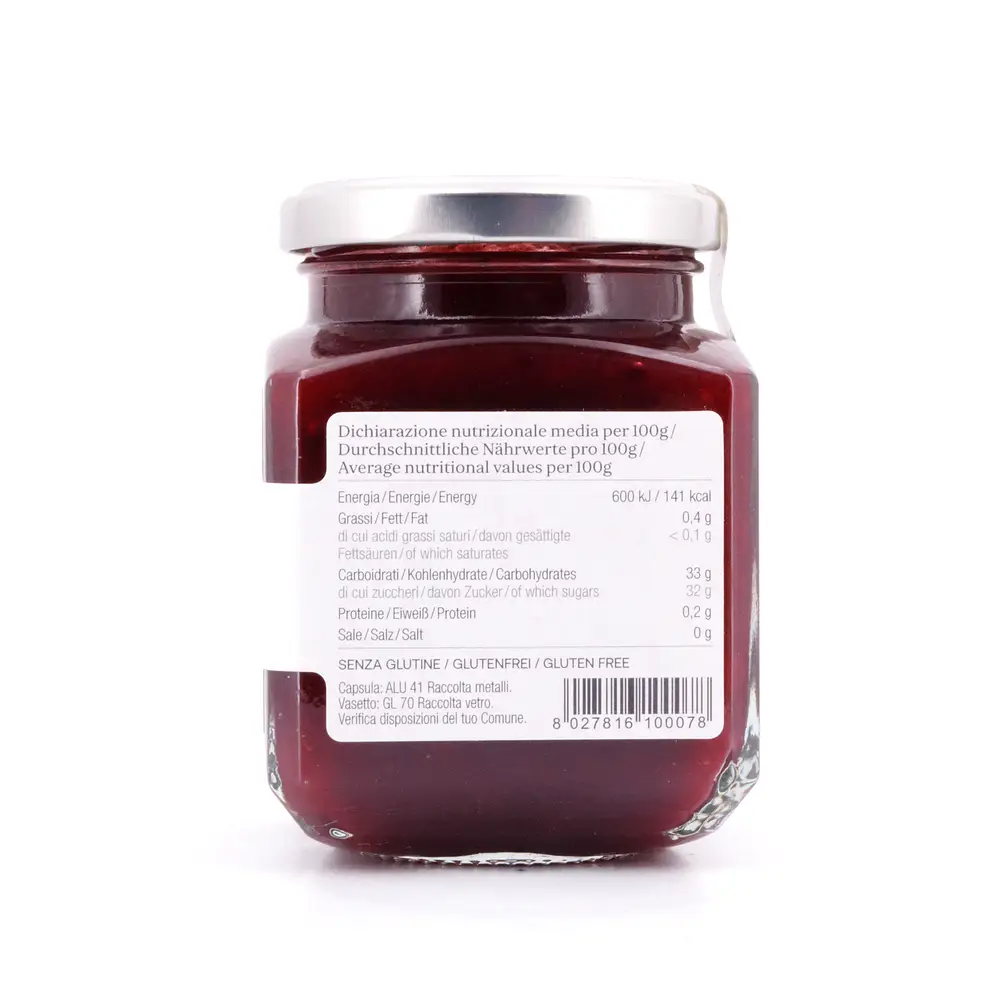 Alpe Pragas Fruchtaufstrich Vitis (Preisselbeere) mit 75% Fruchtanteil 335 Gramm Produktbild