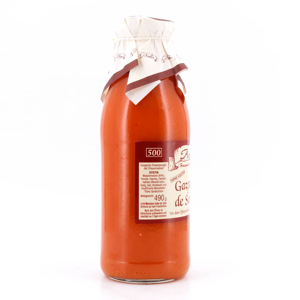 Anko Gazpacho de Sandia Tomaten-Wassermelonen Gazpacho 500 ml Produktbild