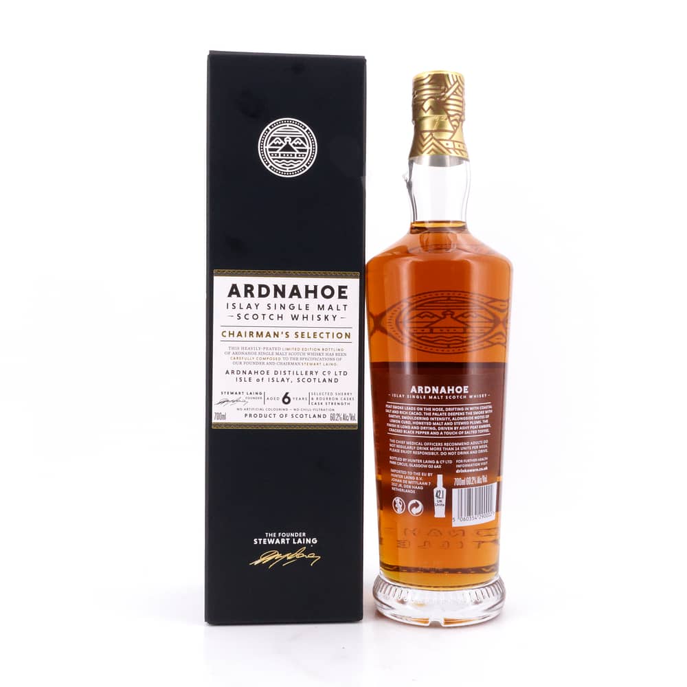 Ardnahoe Chairman's Selection 6 Jahre Heavily Peated 0,70 Liter/ 60.2% vol Produktbild