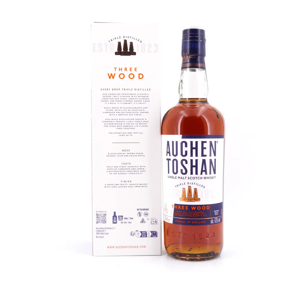 Auchentoshan Three Wood 0,70 Liter/ 43.0% vol Produktbild