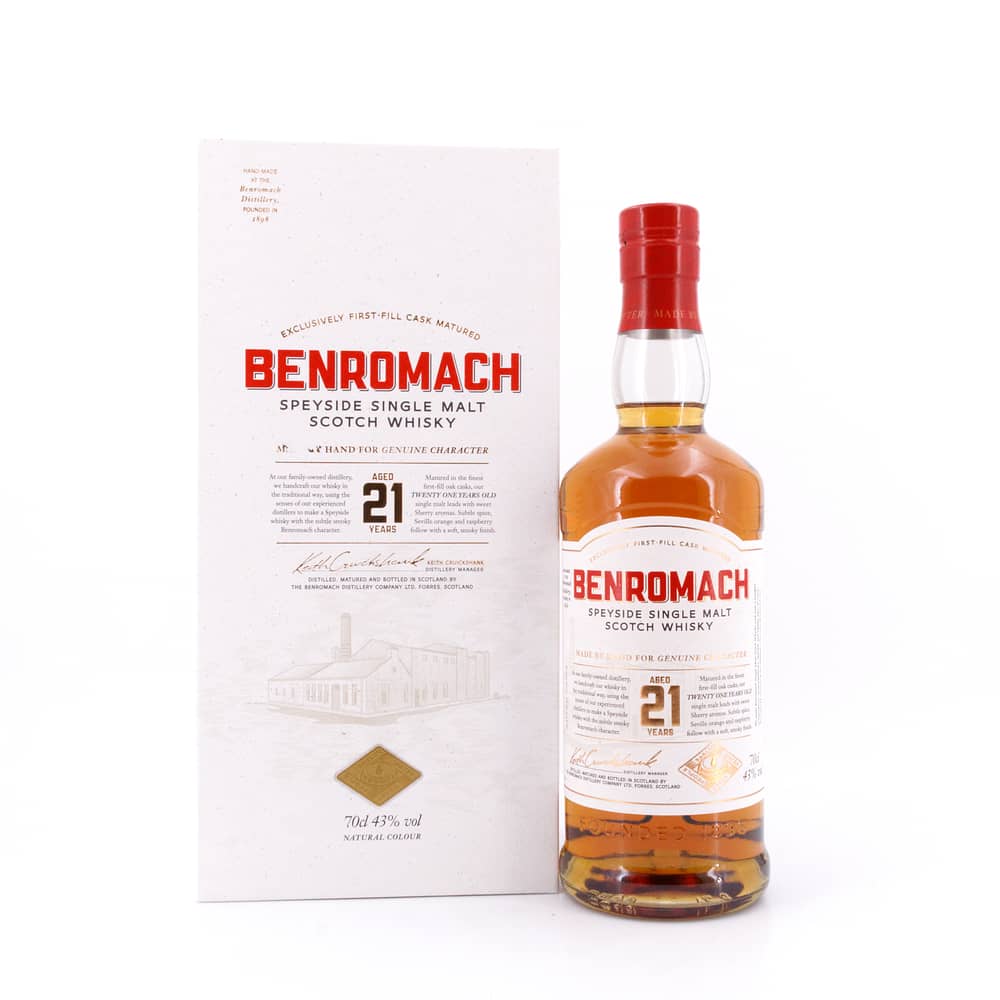 Benromach 21 Jahre 0,70 L/ 43.0% Vol