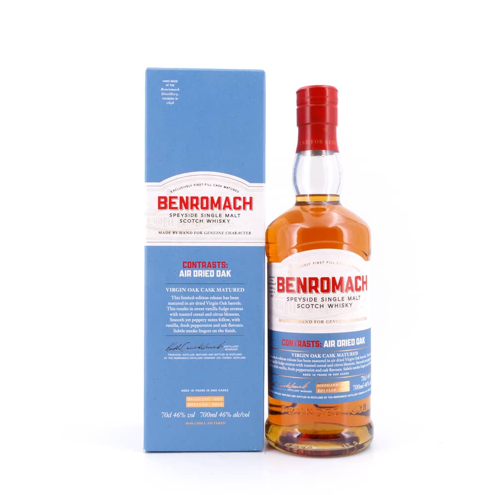 Benromach Contrasts: Air Dried Oak 10 Jahre 0,70 L/ 46.0% Vol