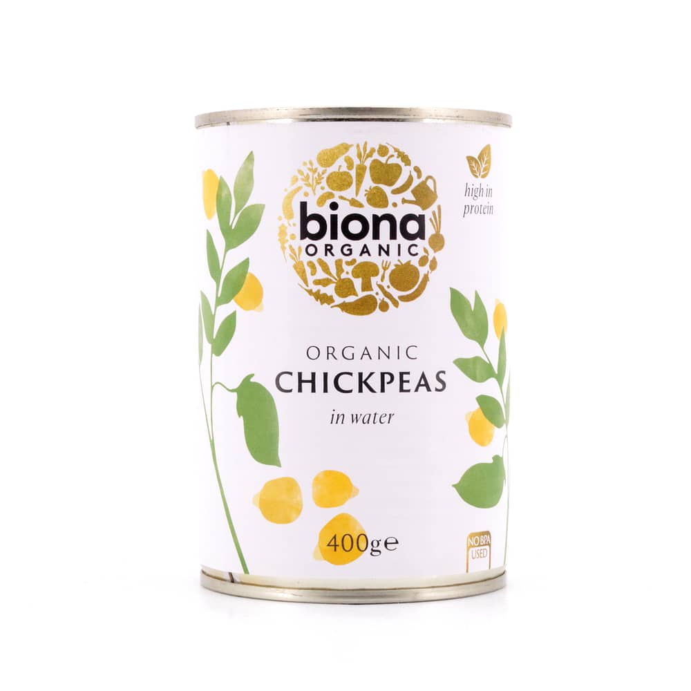Biona Organic Chickpeans Kichererbsen 240 G - Image 1
