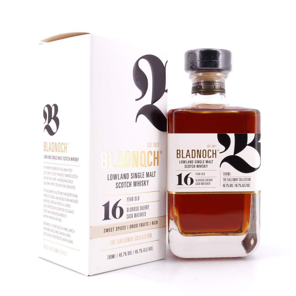 Bladnoch 16 Jahre Oloroso Sherry Casks 0,70 Liter/ 46.7% vol Produktbild