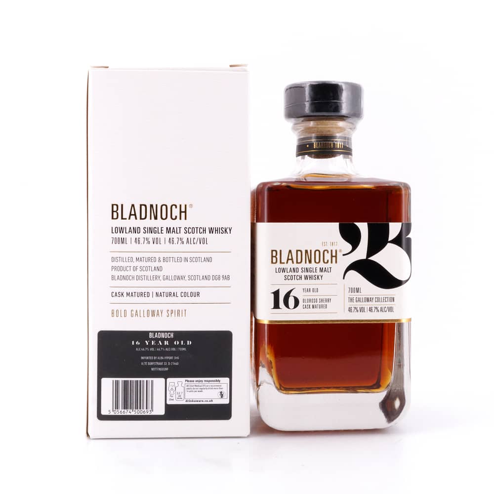 Bladnoch 16 Jahre Oloroso Sherry Casks 0,70 Liter/ 46.7% vol Produktbild