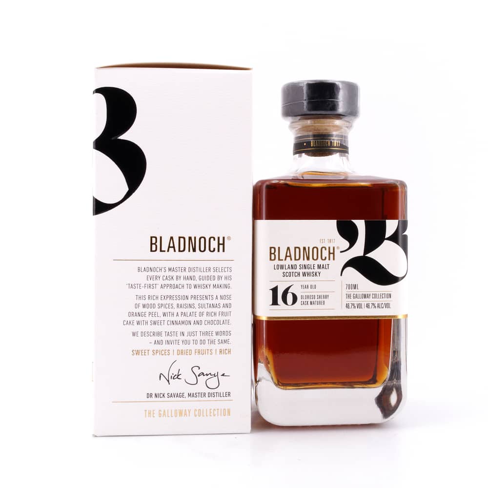 Bladnoch 16 Jahre Oloroso Sherry Casks 0,70 Liter/ 46.7% vol Produktbild