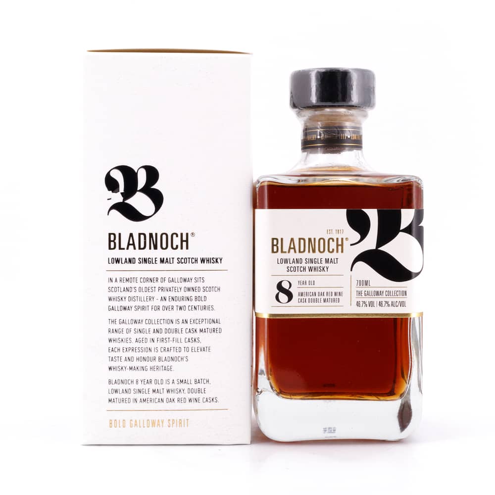 Bladnoch 8 Jahre Red Wine Casks 0,70 Liter/ 46.7% vol Produktbild