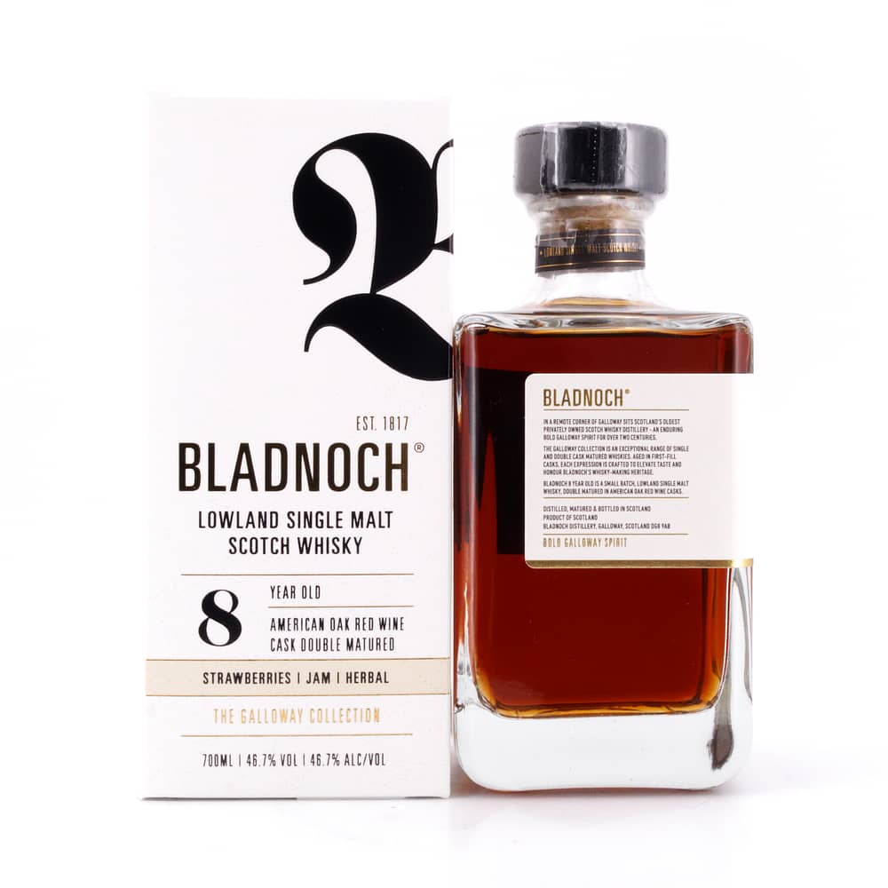 Bladnoch 8 Jahre Red Wine Casks 0,70 Liter/ 46.7% vol Produktbild