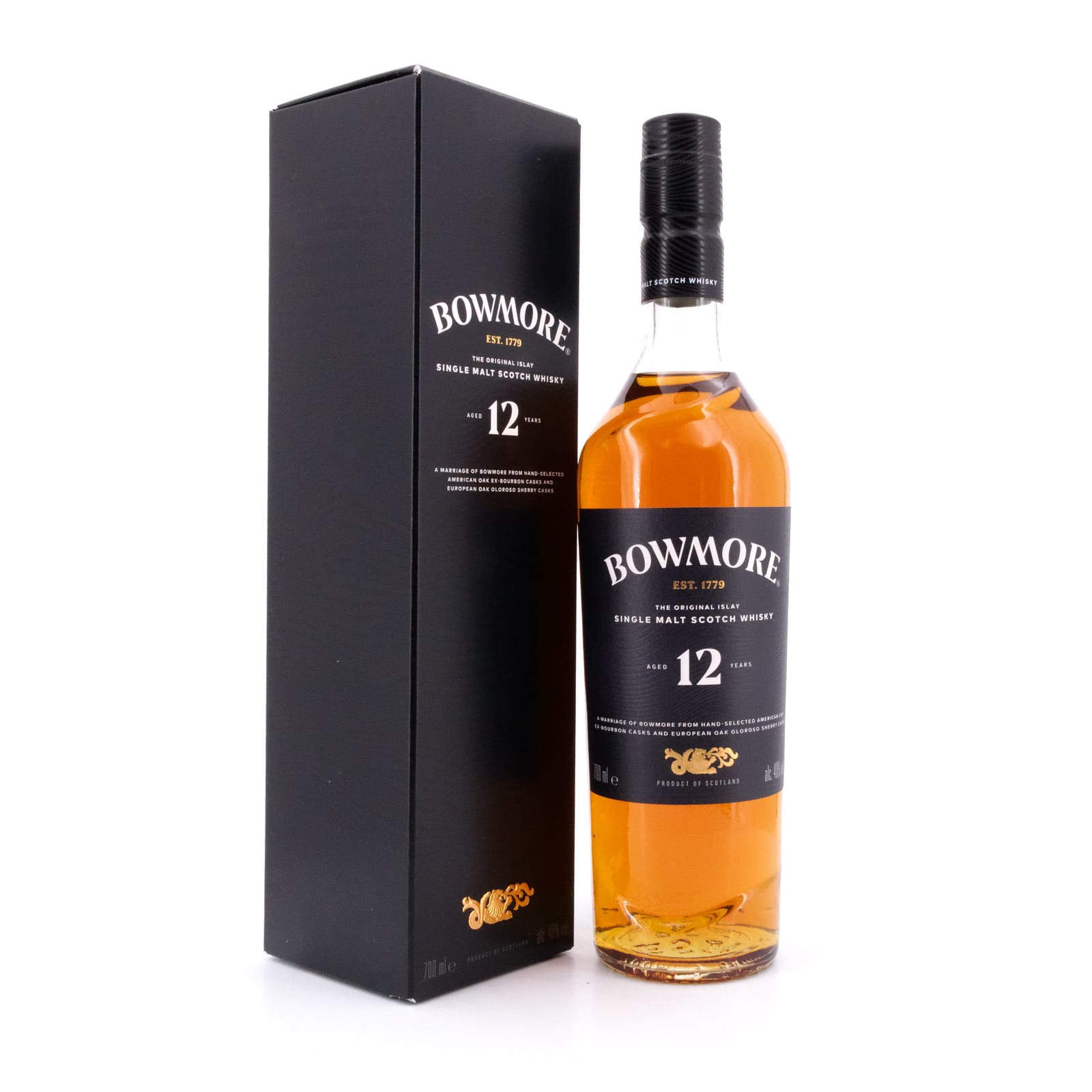 BOWMORE 12年 700ml 4本セット Bowmore 12 Jahre 0,70 Liter/ 40.0% vol