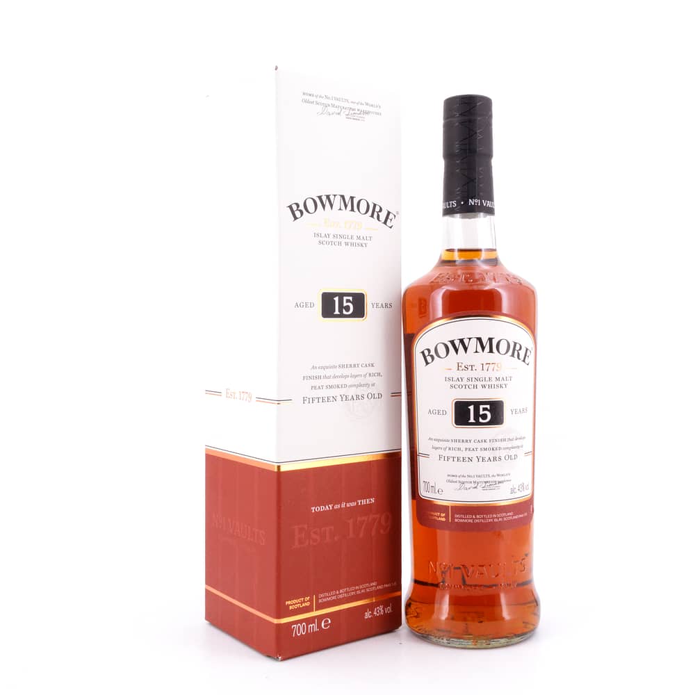 Bowmore 15 Jahre Sherry Cask Finish 0,70 Liter/ 43.0% vol Produktbild