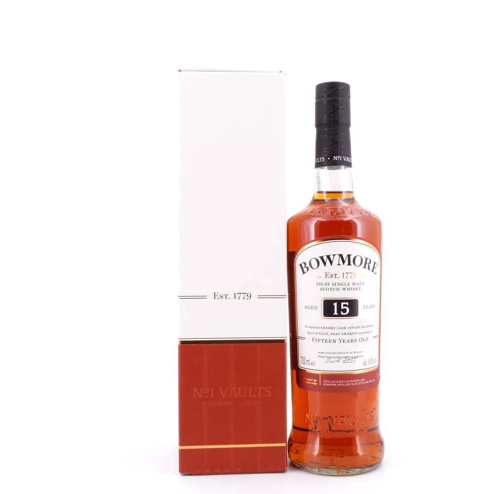 Bowmore 15 Jahre Sherry Cask Finish 0,70 Liter/ 43.0% vol Produktbild