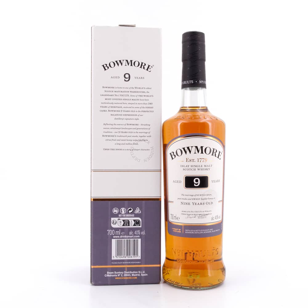 Bowmore 9 Jahre 0,70 Liter/ 40.0% vol Produktbild