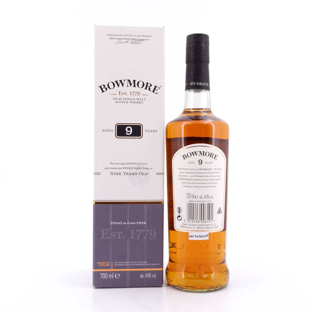 Bowmore 9 Jahre 0,70 Liter/ 40.0% vol Produktbild