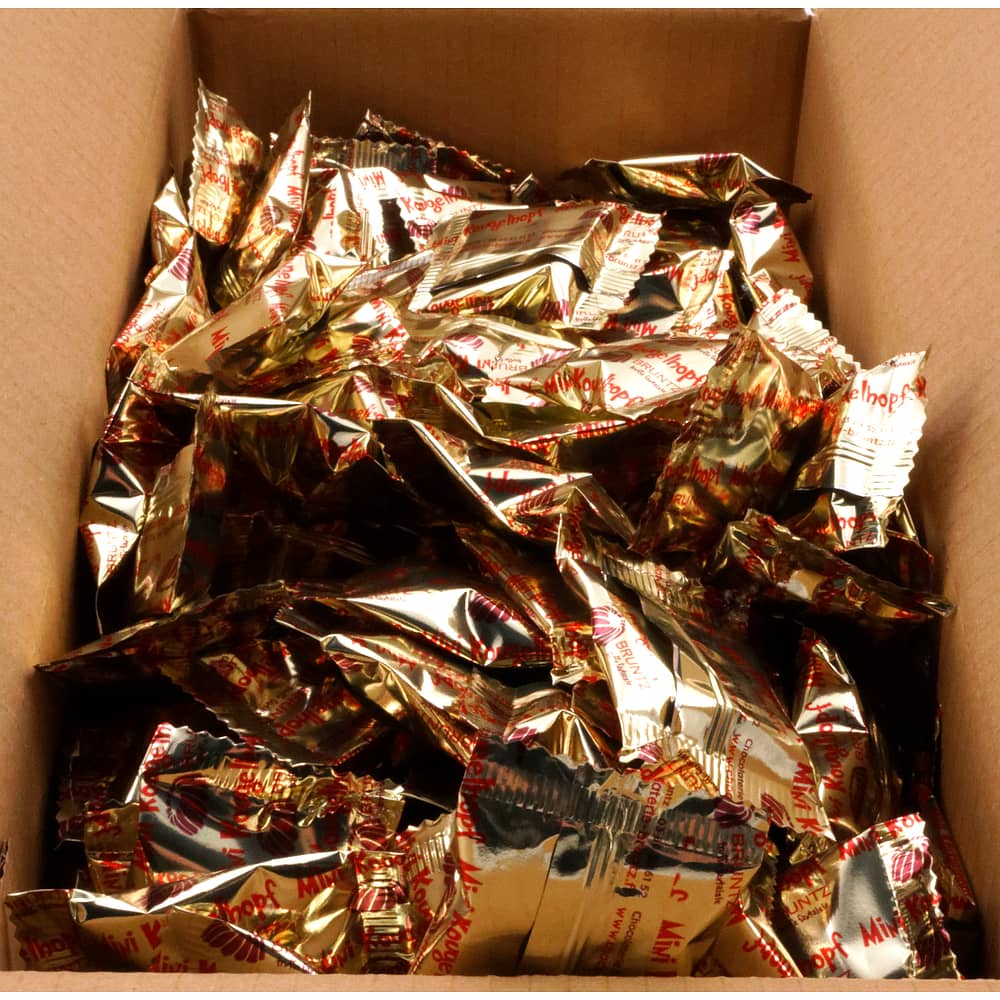 Bruntz Kougelhopfs Kakaokonfekt Mini-Kougelhopf 1250g Packung min. 210 Stck einzeln verpackt 1250 Gramm Produktbild