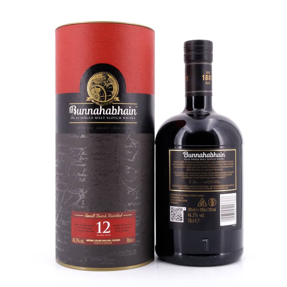 Bunnahabhain 12 Jahre Un-Chillfiltered Small Batch 0,70 Liter/ 46.3% vol Produktbild