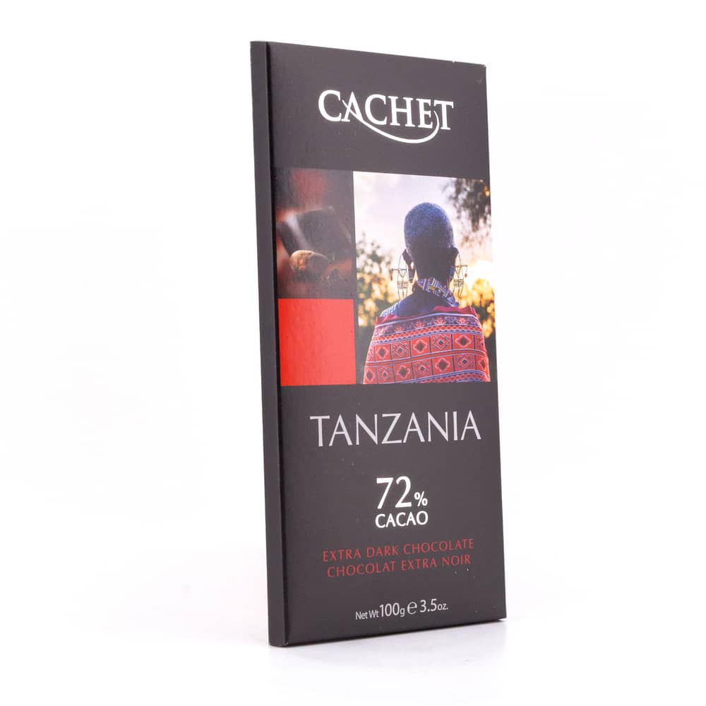 Cachet Zartbitterschokolade Tanzania 72% Cacao 100 Gramm Produktbild
