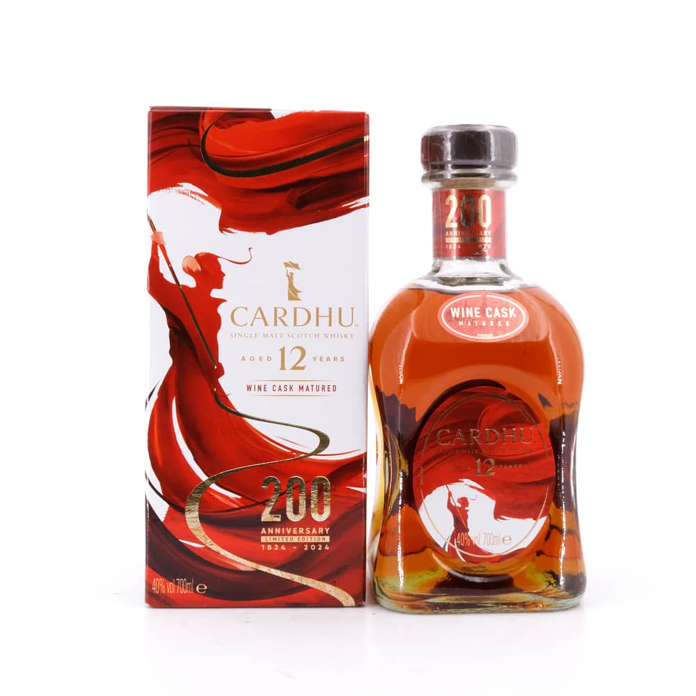 Cardhu Rote 12 Jahre Wine Cask 200Th Anniversary 0,70 L/ 40.0% Vol