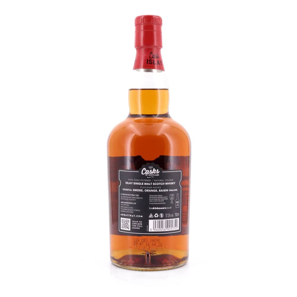 A.D. Rattray Special Edition 10 Jahre Islay Sherry Matured Cask Strength 0,70 Liter/ 57.3% vol Produktbild