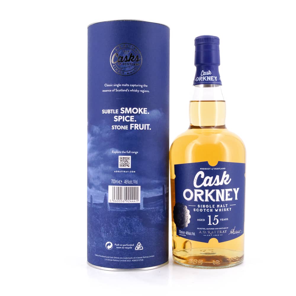 A.D. Rattray Single Malt 15 Jahre Orkney 0,70 Liter/ 46.0% vol Produktbild