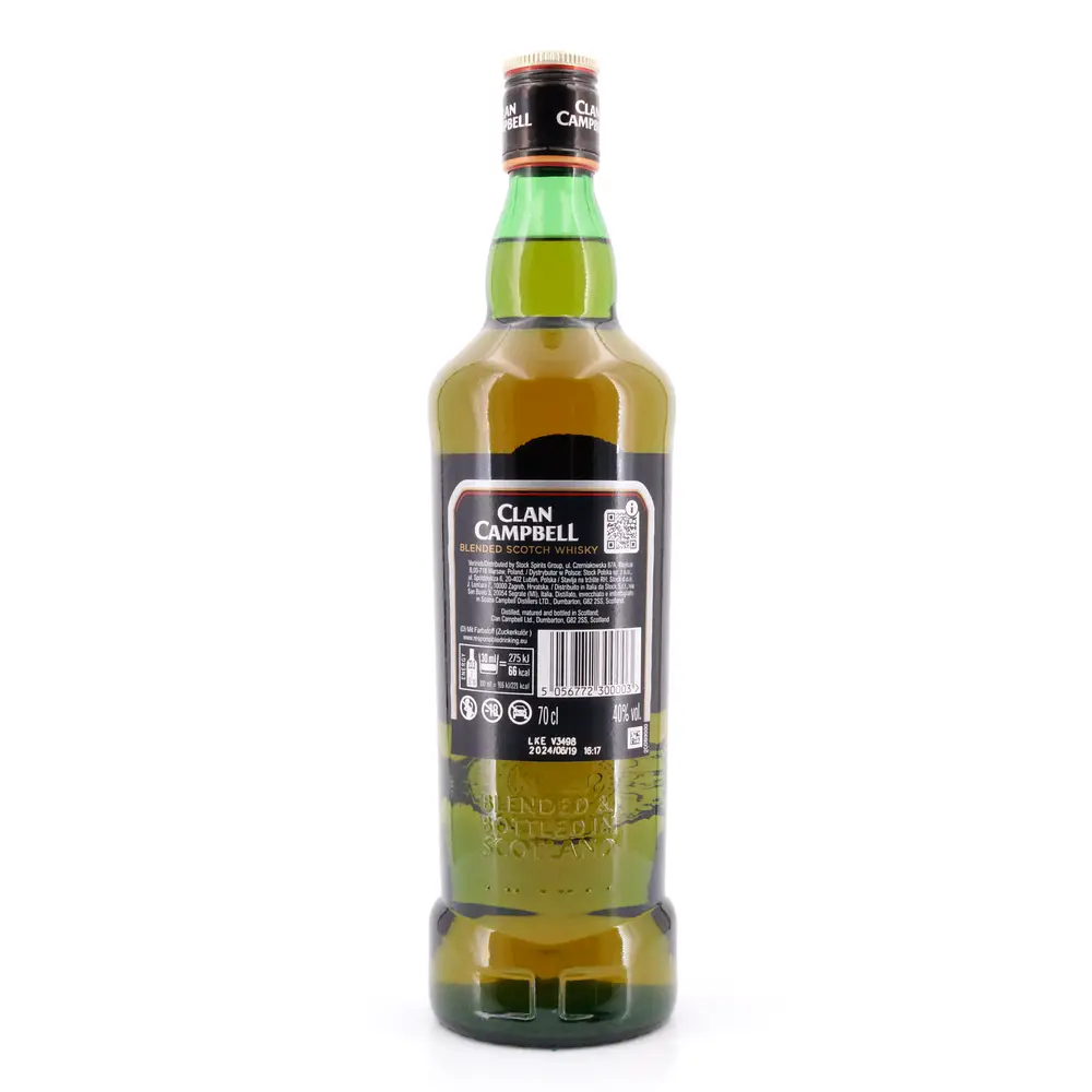 Clan Campbell The noble Scotch Whisky 0,70 Liter/ 40.0% vol Produktbild
