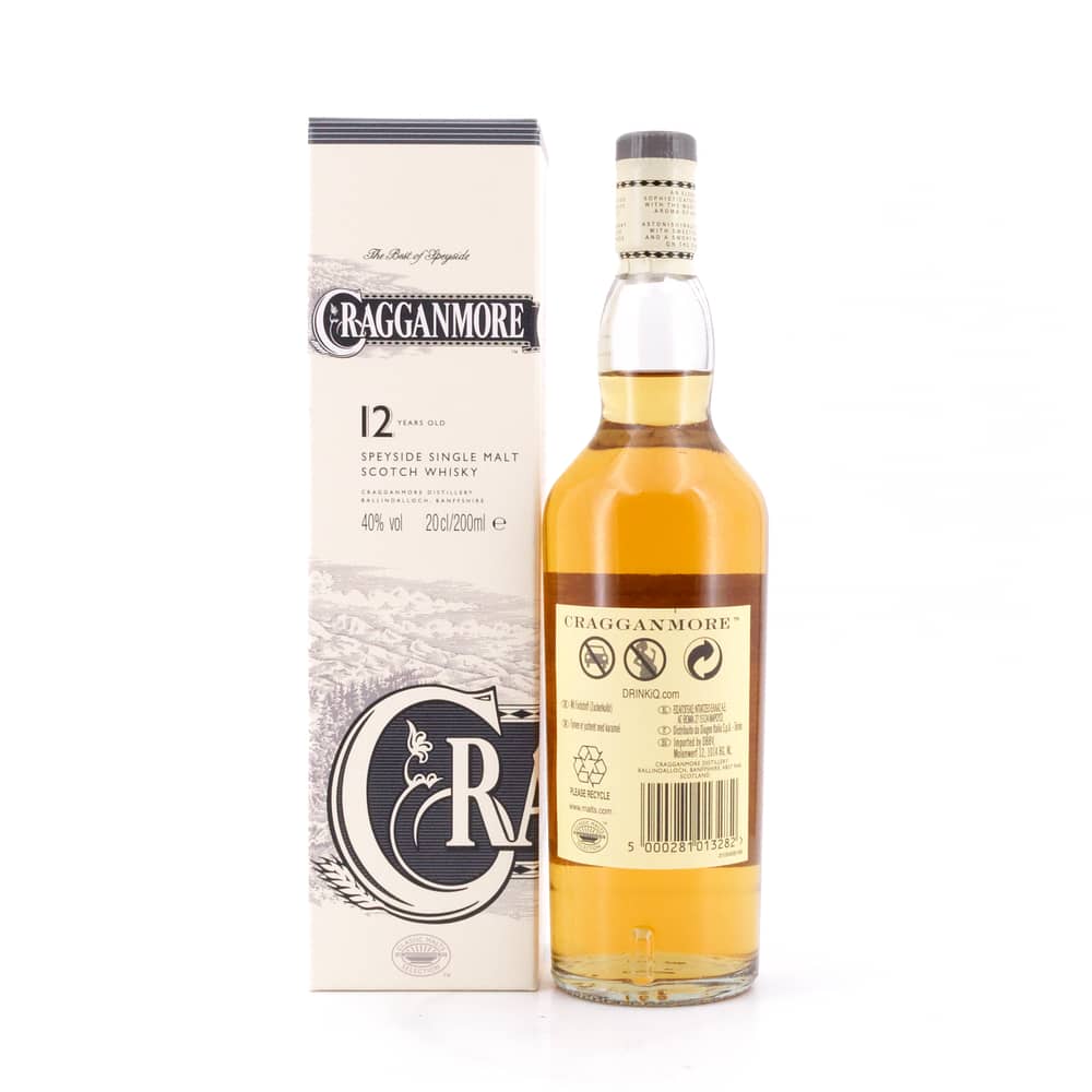 Cragganmore 12 Jahre Kleinflasche 0,20 Liter/ 40.0% vol Produktbild