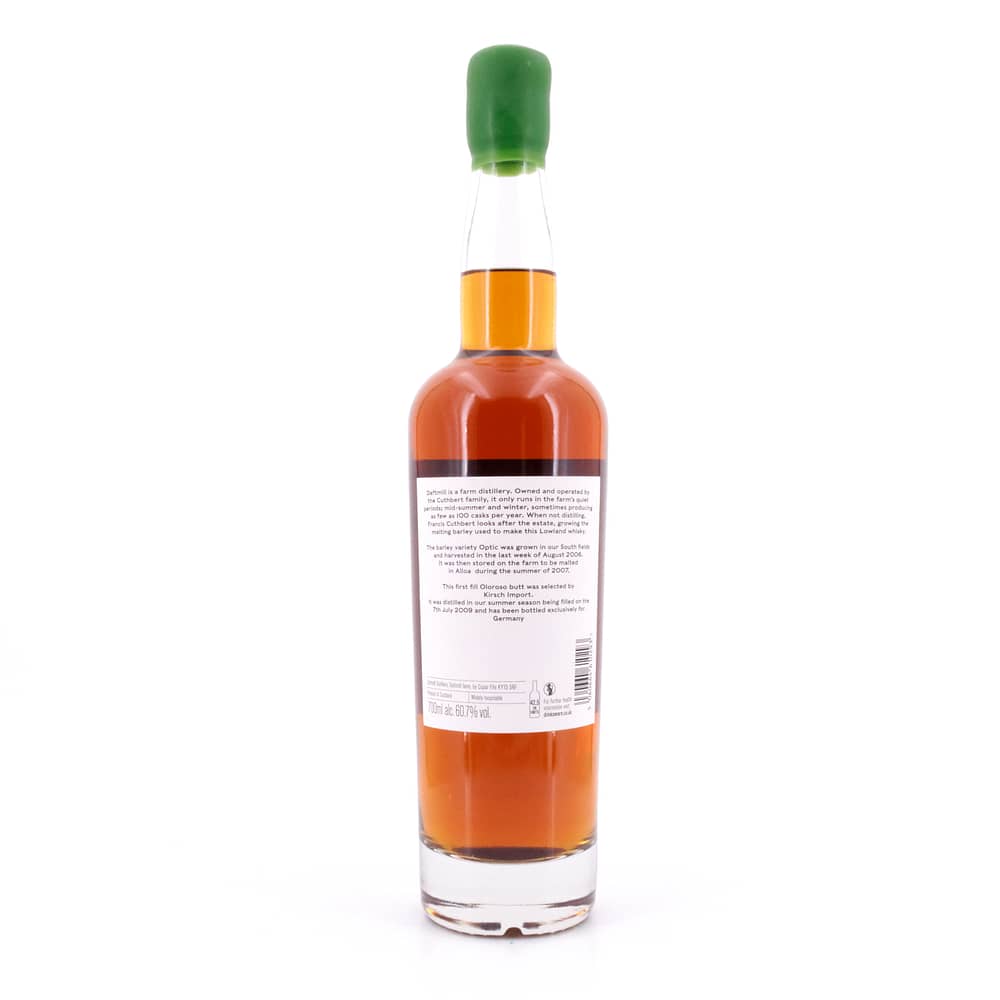 Daftmill 2009 / 2021 for Germany first fill Oloroso 0,70 Liter/ 60.7% vol Produktbild