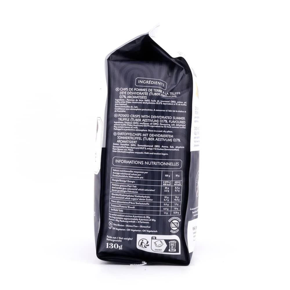 Domaine de la Croustille La Chips Millésime à la Truffe d'été Kartoffelchips mit Sommertrüffel 130 Gramm Produktbild