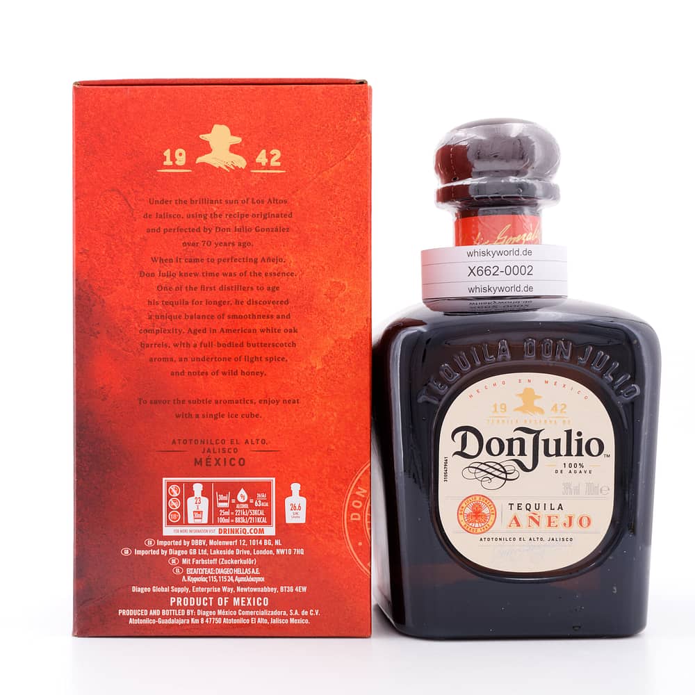 Don Julio Anejo 0,70 Liter/ 38.0% vol Produktbild