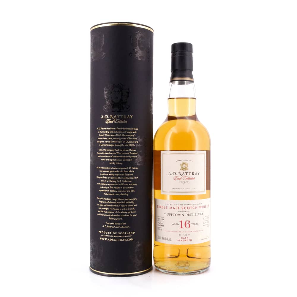 A.D. Rattray Craigellachie 16 Jahre Cask Strength Bourbon Hogshead 0,70 Liter/ 49.5% vol Produktbild