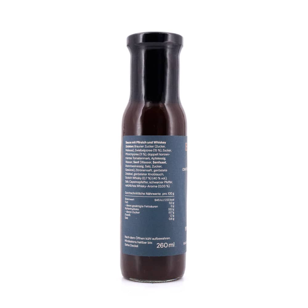 EASTON REED Peach Whiskey Sauce 0,260 Liter Produktbild