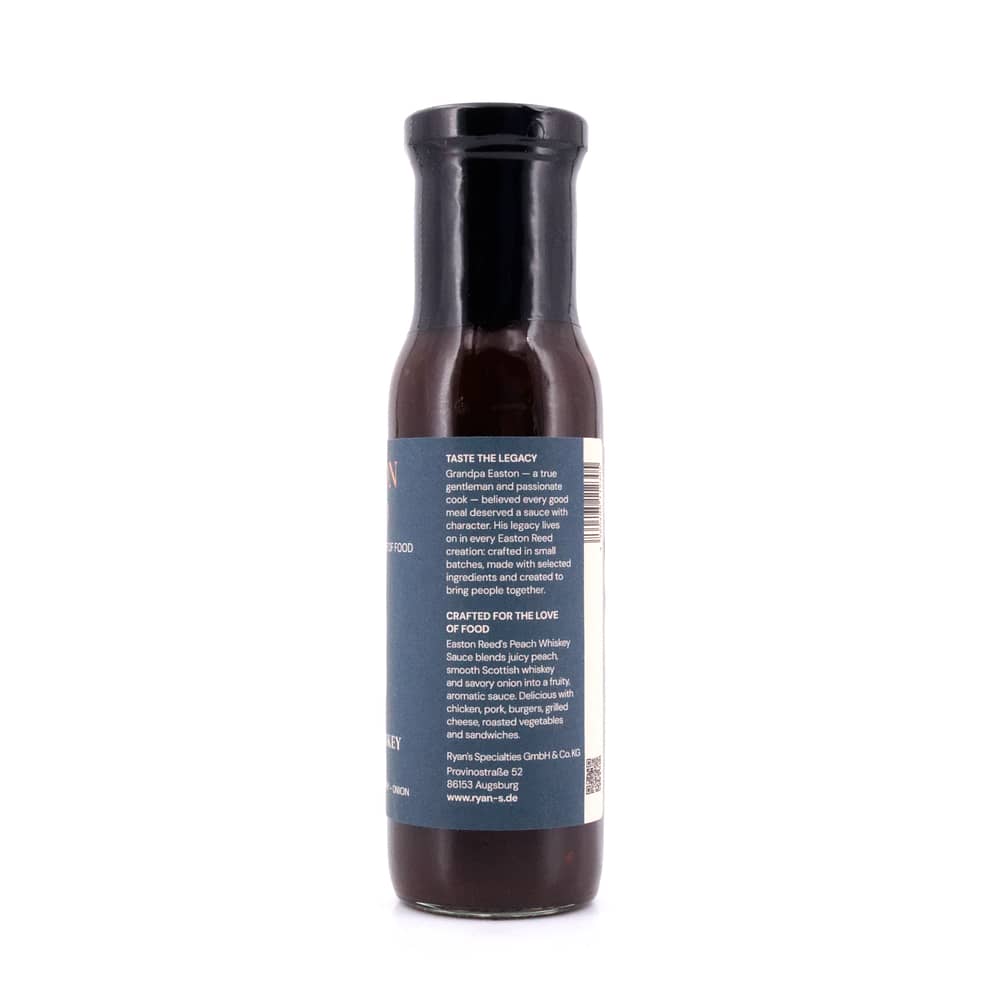 EASTON REED Peach Whiskey Sauce 0,260 Liter Produktbild