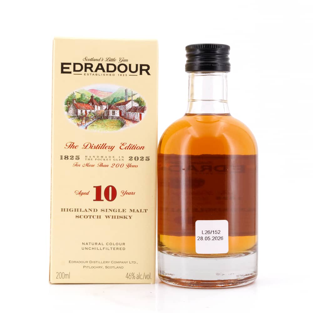 Edradour 10 Jahre Distillery Edition 200 Years Kleinflasche 0,20 Liter/ 46.0% vol Produktbild