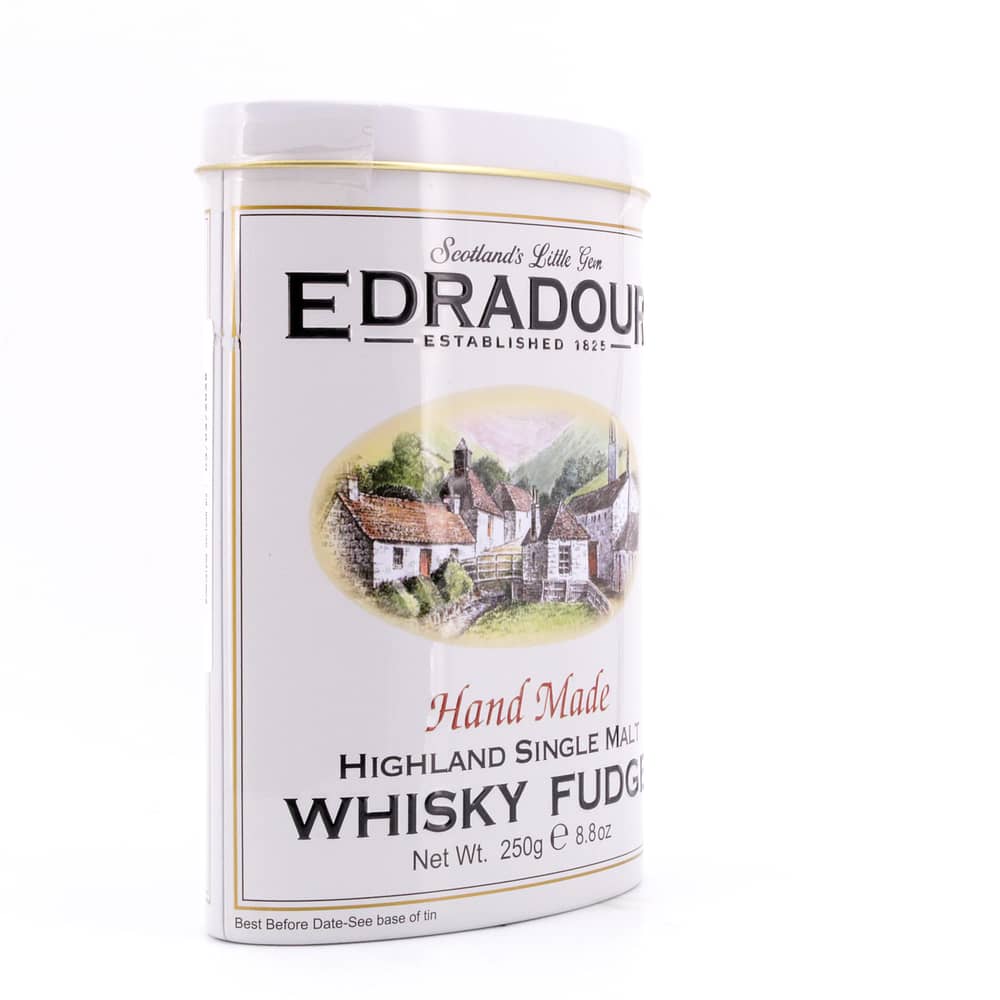 Edradour Whisky Fudge 25 Stück in dekorativer Metalldose 250 Gramm/ 1.0% vol Produktbild
