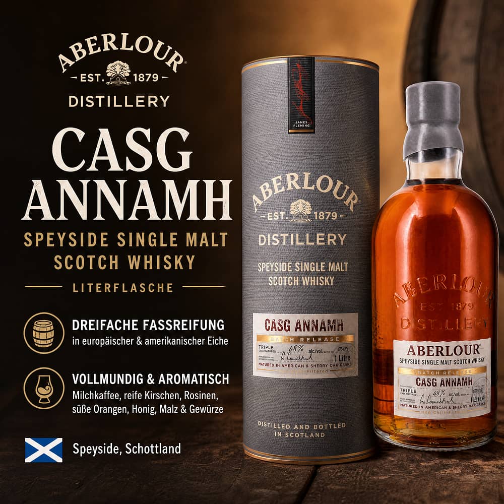 Aberlour Casg Annamh Literflasche 1 Liter/ 48.0% vol Produktbild
