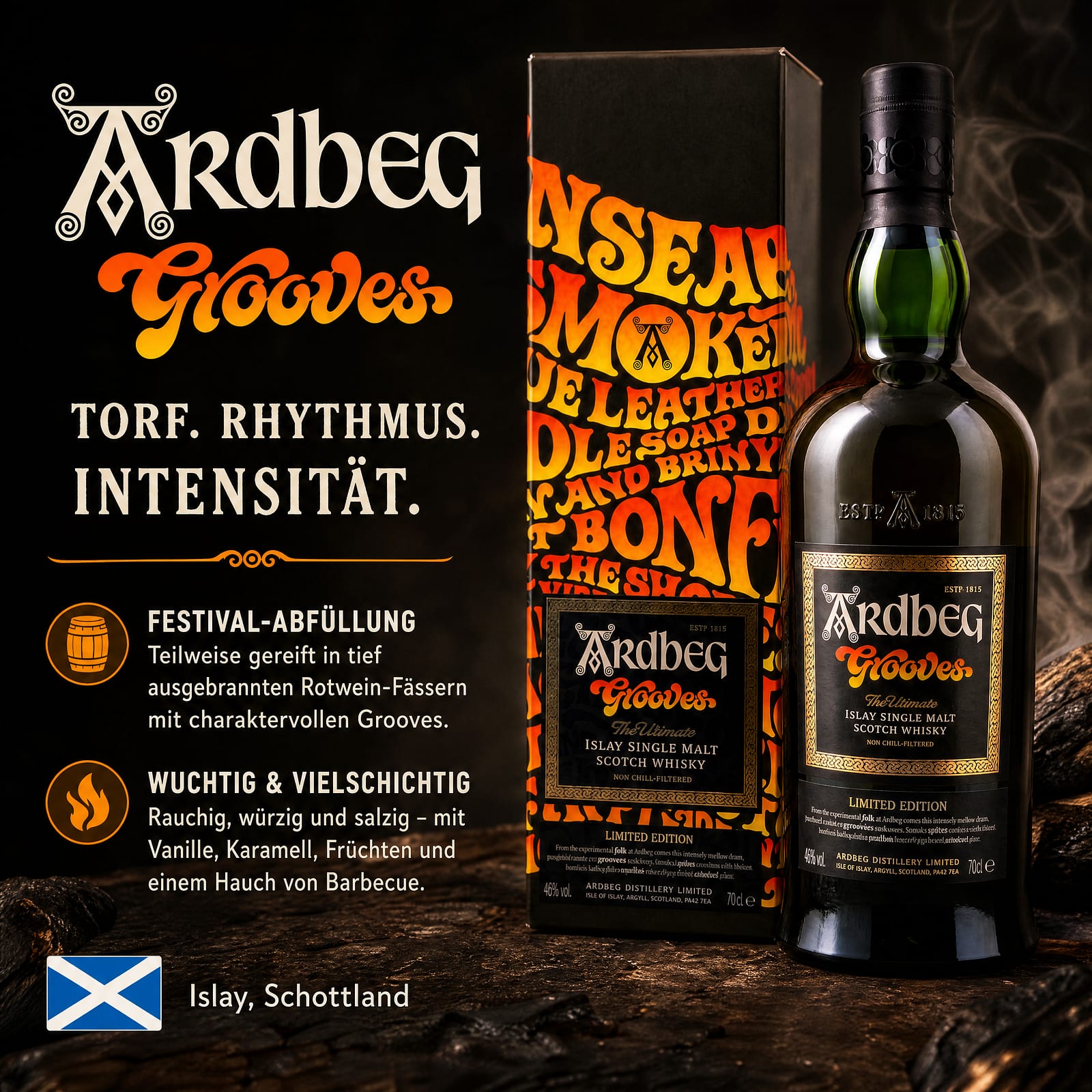 Ardbeg Grooves 0,70 Liter/ 46.0% vol