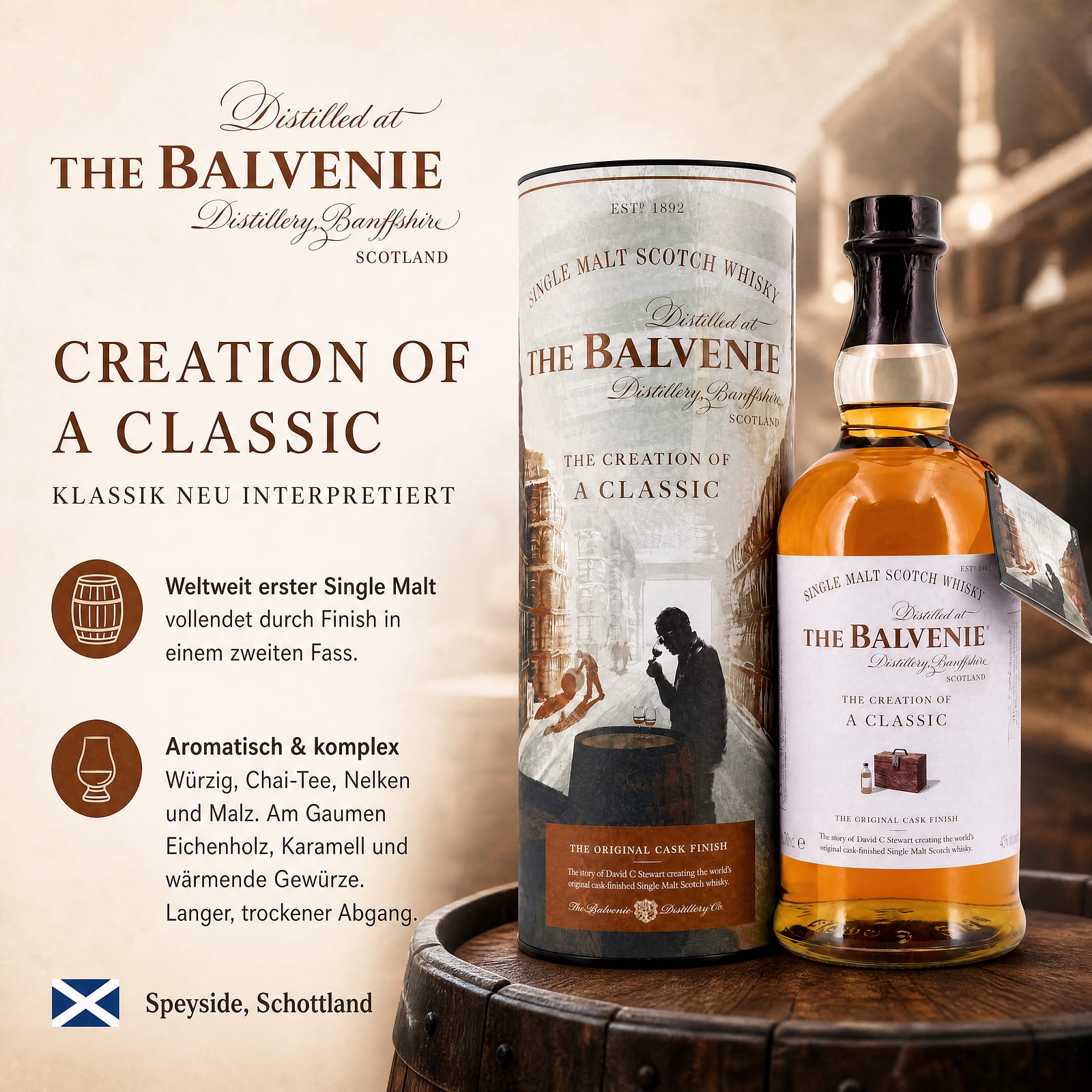 Balvenie Creation of a Classic 0,70 Liter/ 43.0% vol