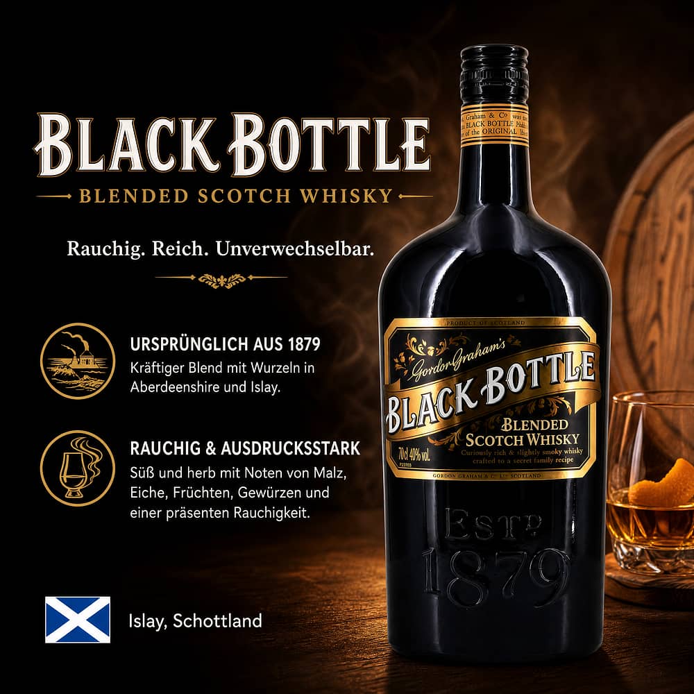 Black Bottle no age 0,70 Liter/ 40.0% vol Produktbild