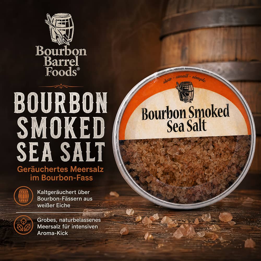 Bourbon Barrel Foods Bourbon Smoked Sea Salt 142 Gramm Produktbild