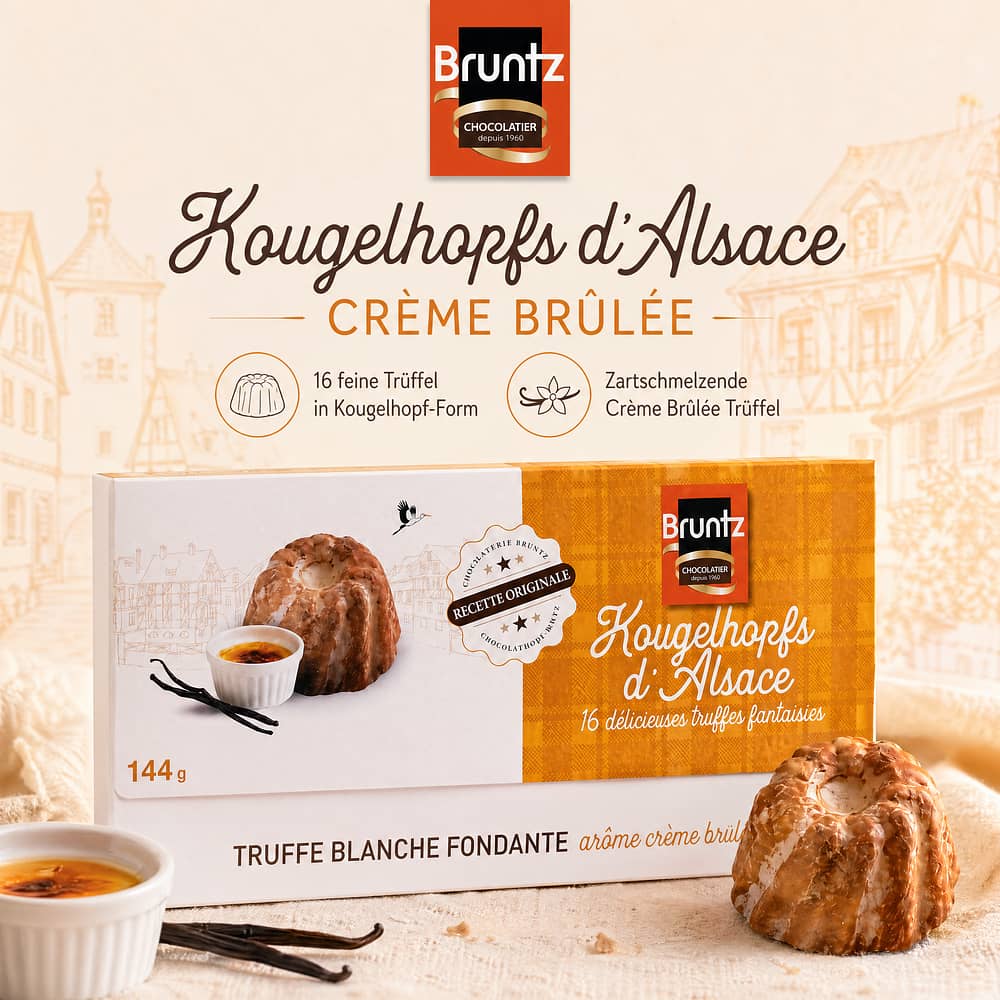 Bruntz Kougelhopfs Crème Brulée 144 Gramm Produktbild