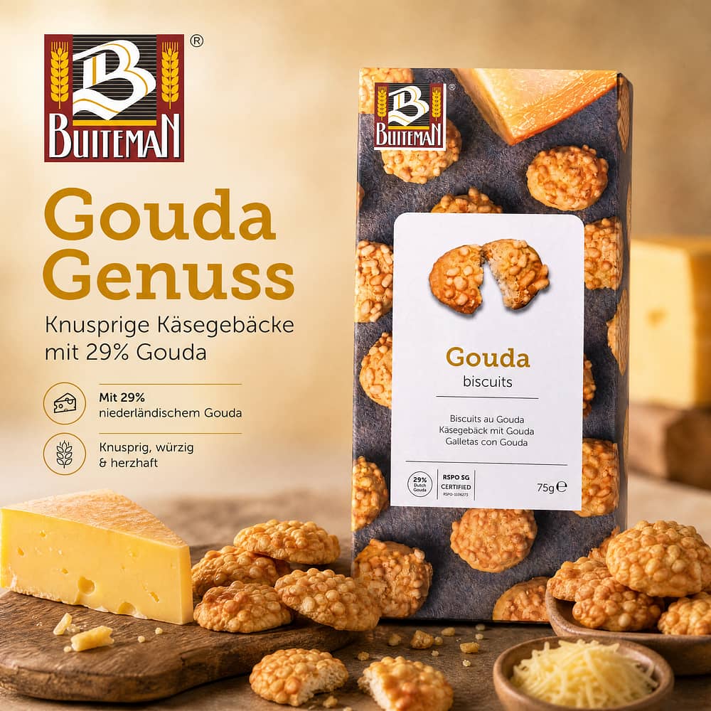 Buiteman Gouda Käsegebäck 75 Gramm Produktbild