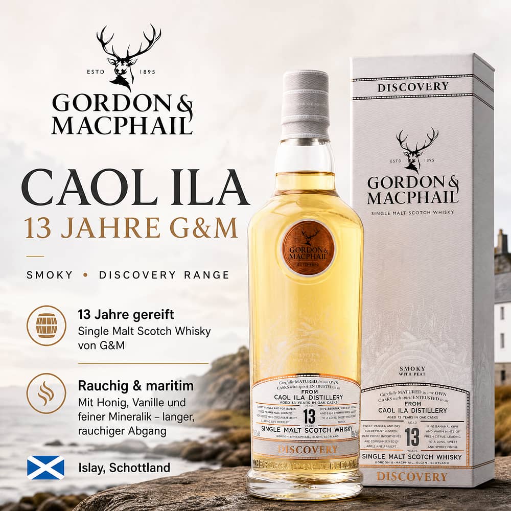 Caol Ila 13 Jahre G&M 0,70 Liter/ 43.0% vol Produktbild