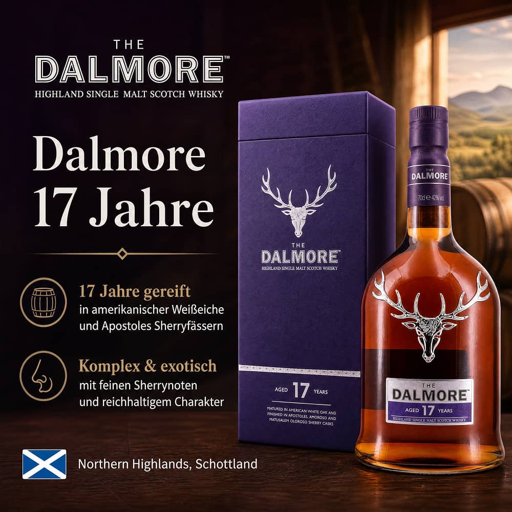 Dalmore 17 Jahre 0,70 Liter/ 42.0% vol Produktbild