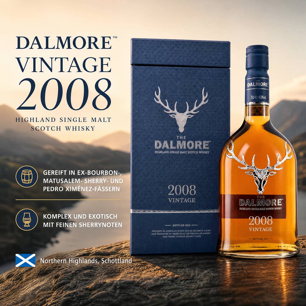 Dalmore Vintage 2008 0,70 Liter/ 45.8% vol Produktbild