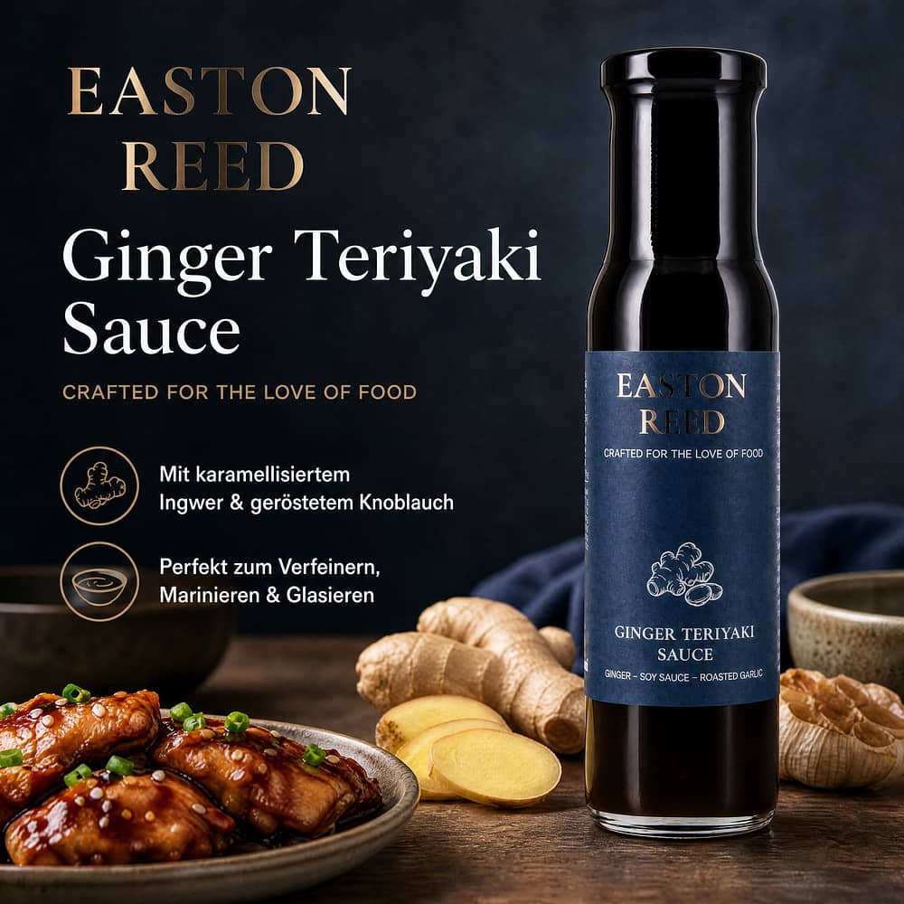 EASTON REED Ginger Teriyaki Sauce 0,260 Liter Produktbild