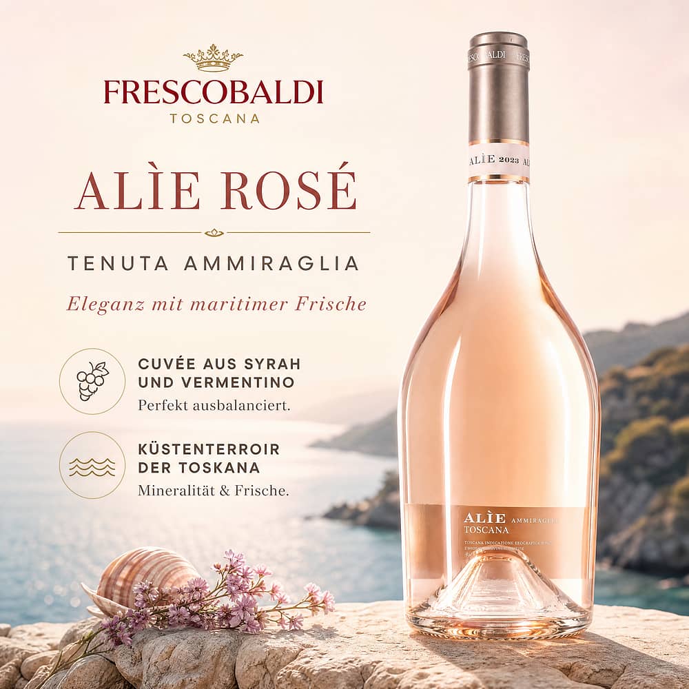 Frescobaldi Tenuta Ammiraglia Alìe Rosé 0,750 Liter/ 12.0% vol Produktbild