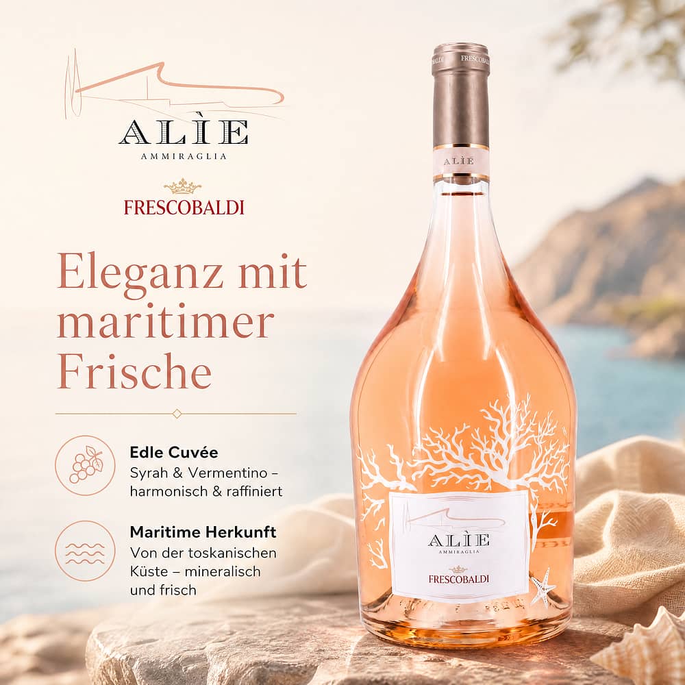 Frescobaldi Tenuta Ammiraglia Alìe Rosé 1,50 Liter/ 12.0% vol Produktbild