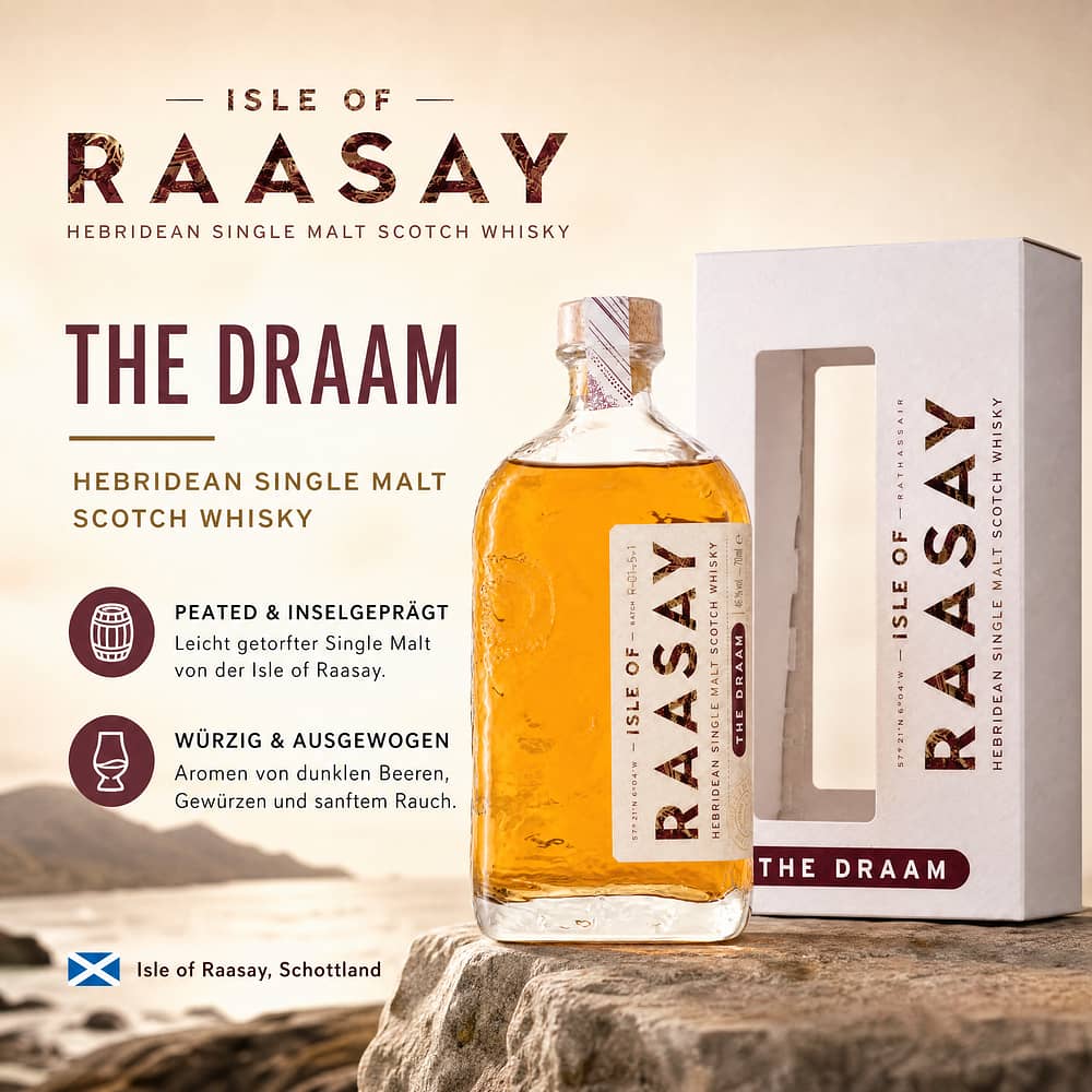 Isle of Raasay The Draam 0,70 Liter/ 46.4% vol Produktbild