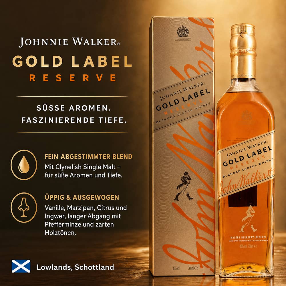 Johnnie Walker Gold Label Reserve 0,70 Liter/ 40.0% vol Produktbild
